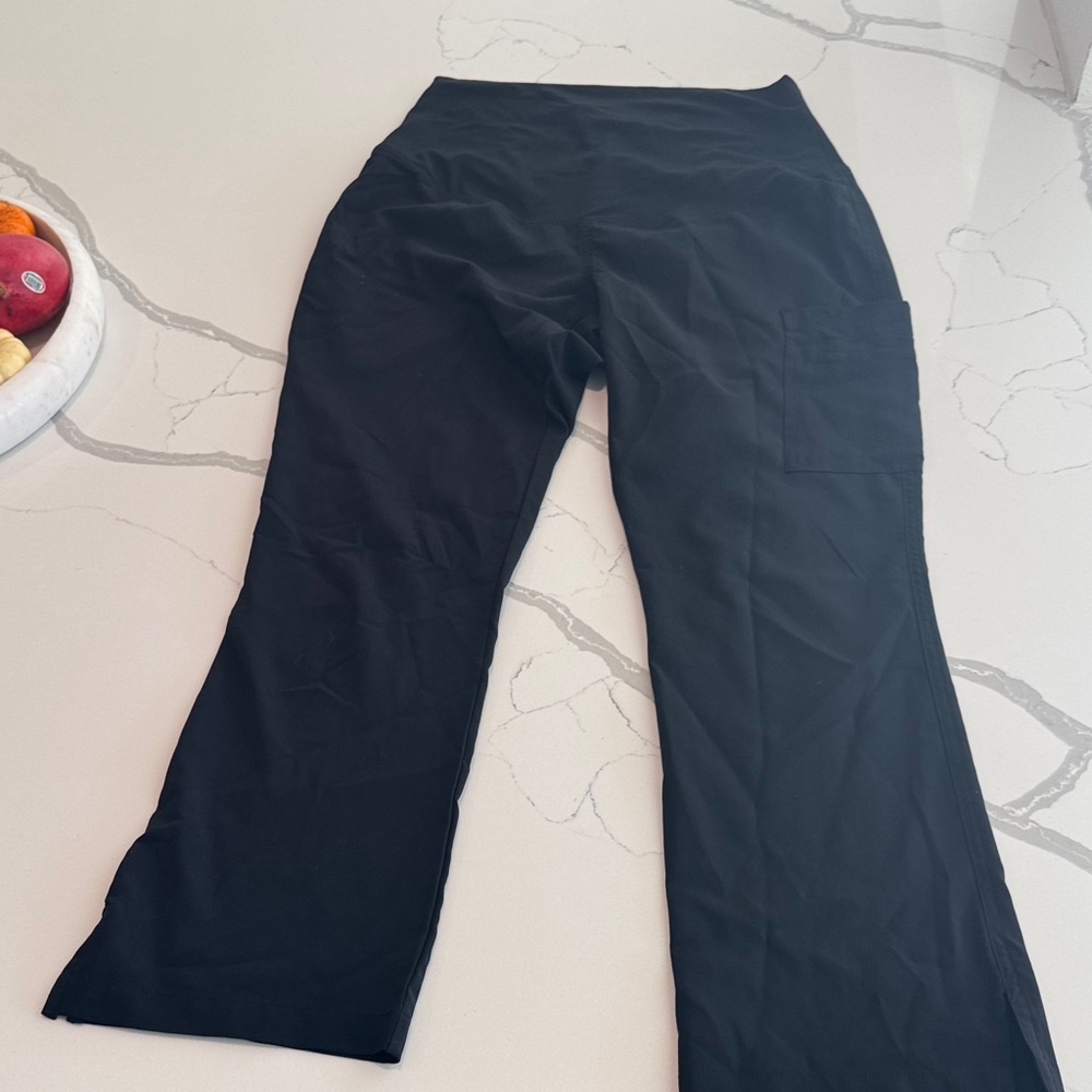 Maternity Med Couture Black Straight Leg scrub pants